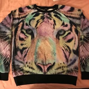 Colorful Tiger Sweatshirt